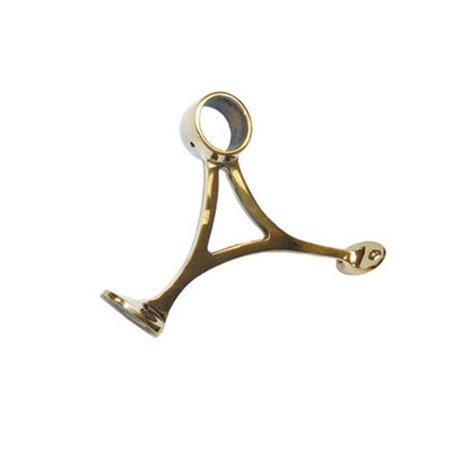 LAVI INDUSTRIES Lavi L00 400 112 1-.50 In. Combination Bracket - Polished Brass L00 400 112